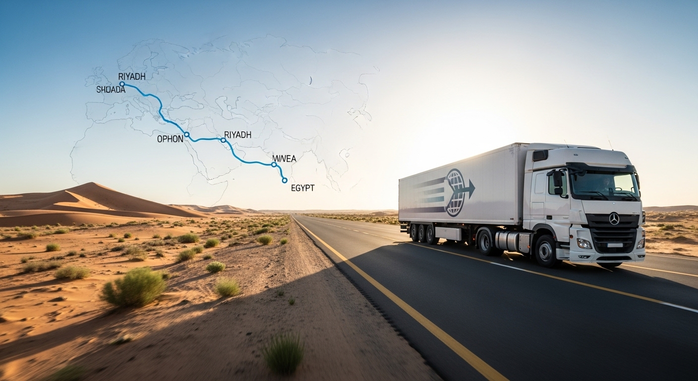 شركة شحن بري من الرياض لمصر بأفضل سعر